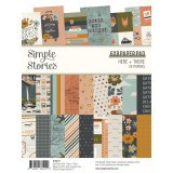 Here + There 6x8 inch Paper Pad von Simple Stories Here + There 6x8 inch Paper Pad von Simple Stories